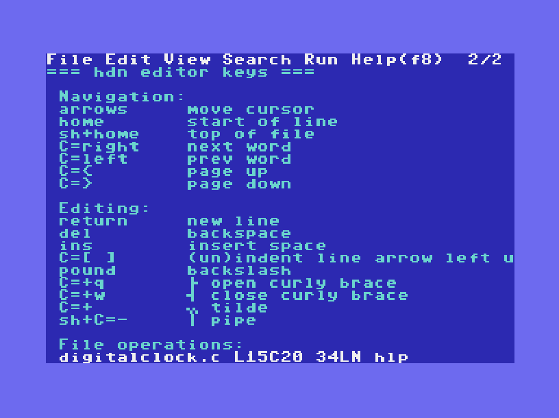 File editor help