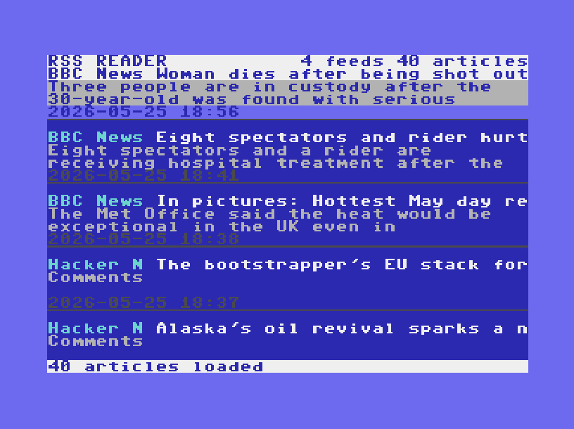 RSS reader